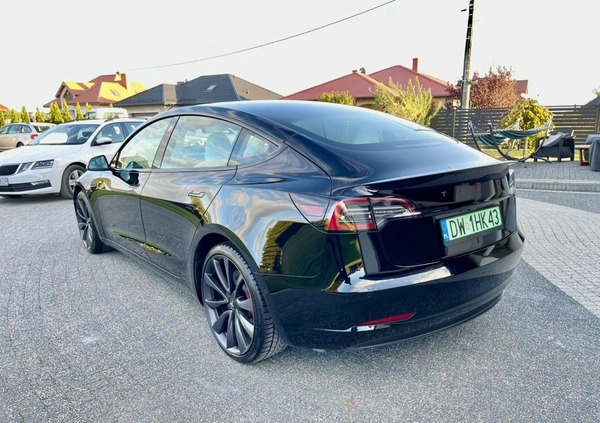 Tesla Model 3 cena 144894 przebieg: 65000, rok produkcji 2020 z Płock małe 301